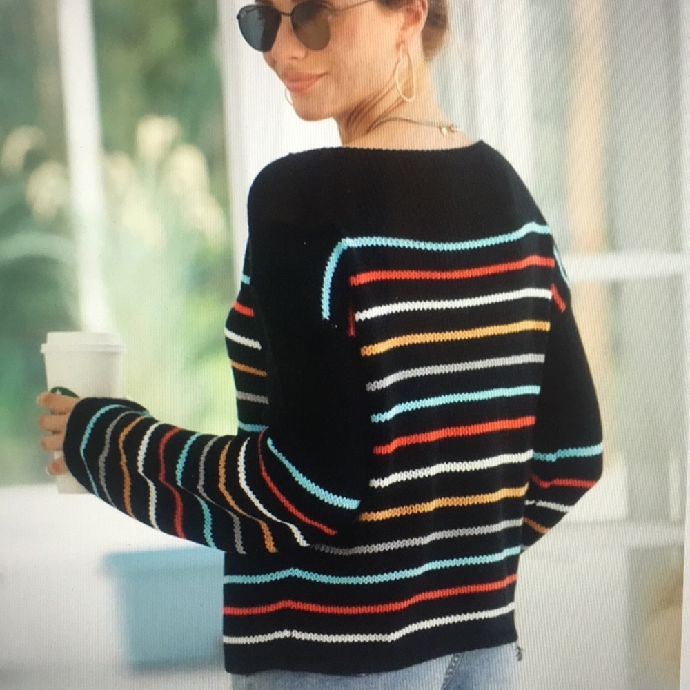 NWOT Lightweight Striped Sweater